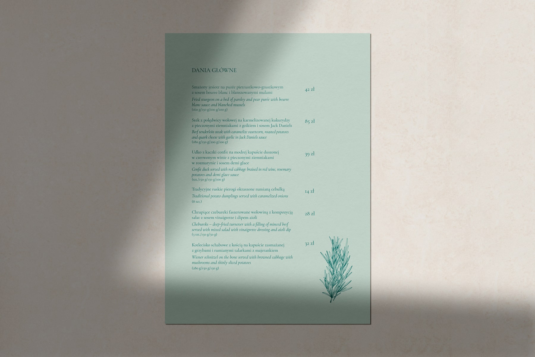 strona internetowa dla restauracji studio projektowe hotmilk